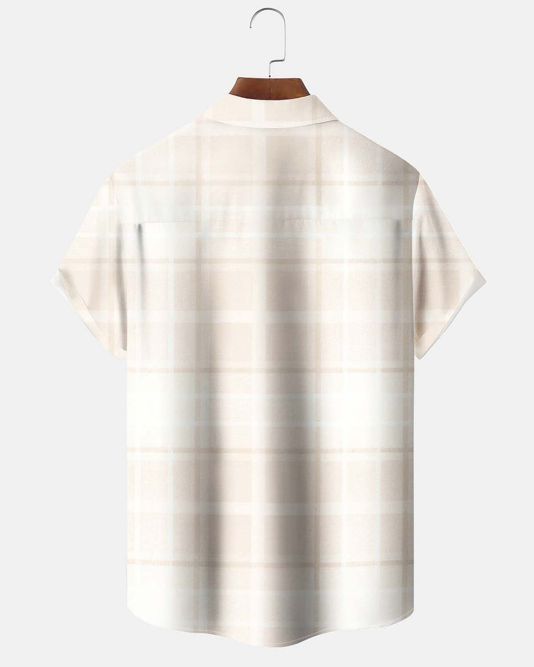Alohadaddy® Men’s Short-Sleeve Casual Cardigan Shirt  Geometric Art Print, Button-Down with Pockets