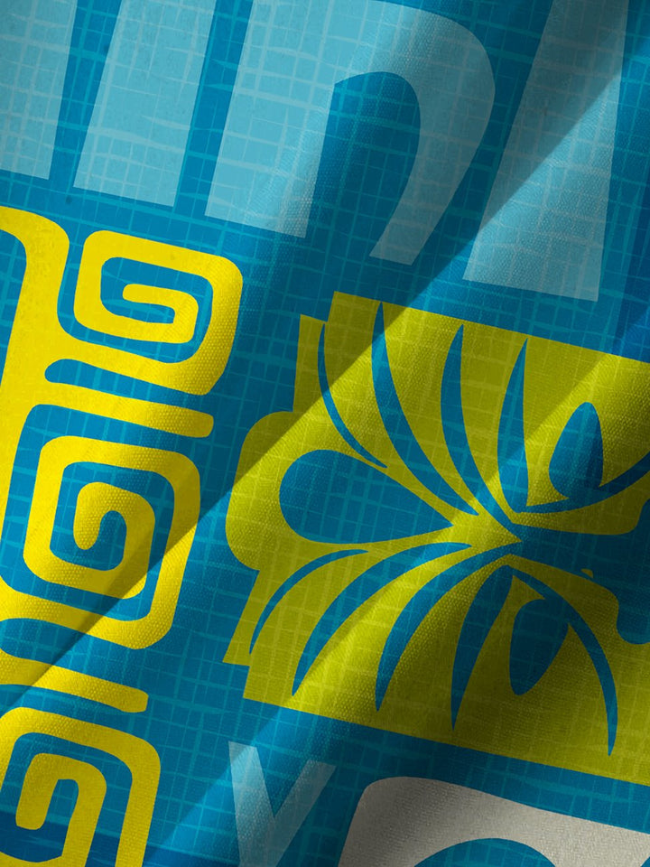 Alohadaddy 60s retro Hawaiian tiki short sleeve shirt