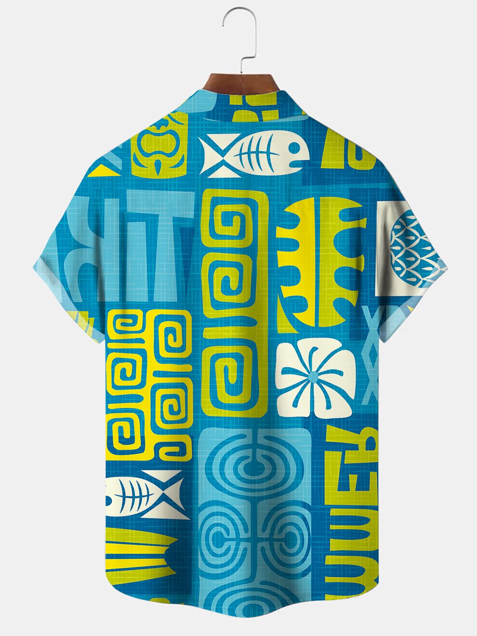 Alohadaddy 60s retro Hawaiian tiki short sleeve shirt