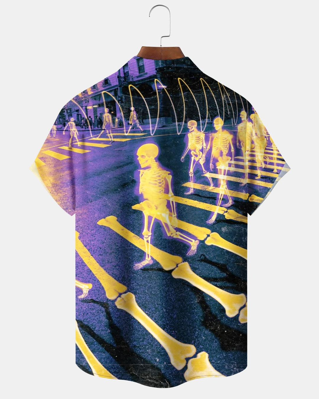 Alohadaddy® Art X-ray Street Skull Men&