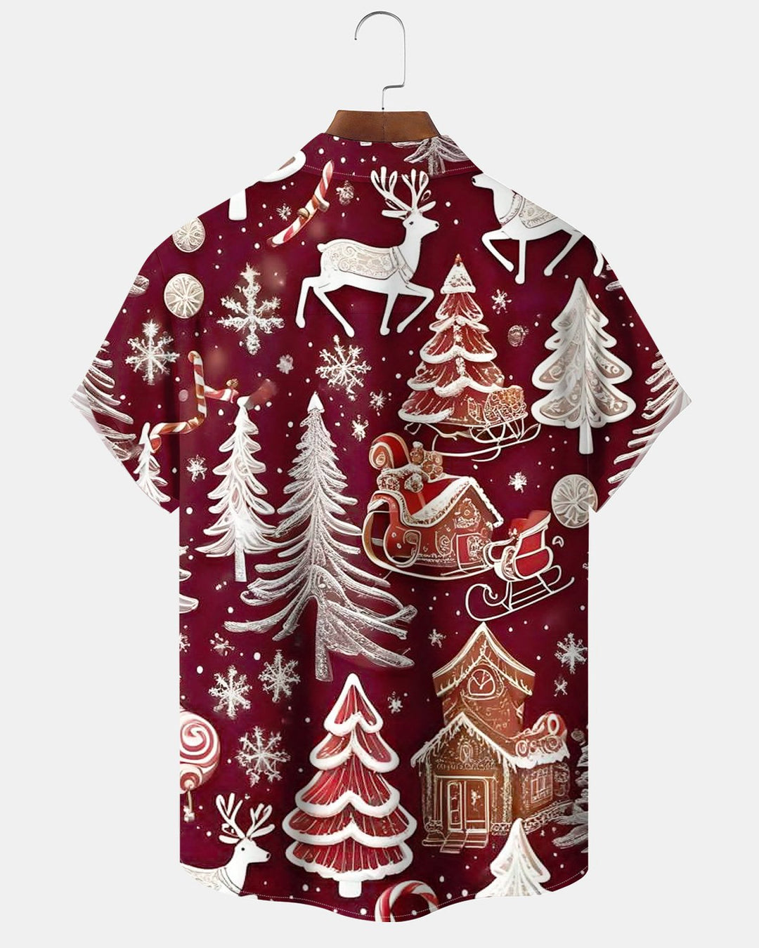 Alohadaddy® Holiday Christmas Tree, Reindeer, and Christmas Car Print Men&