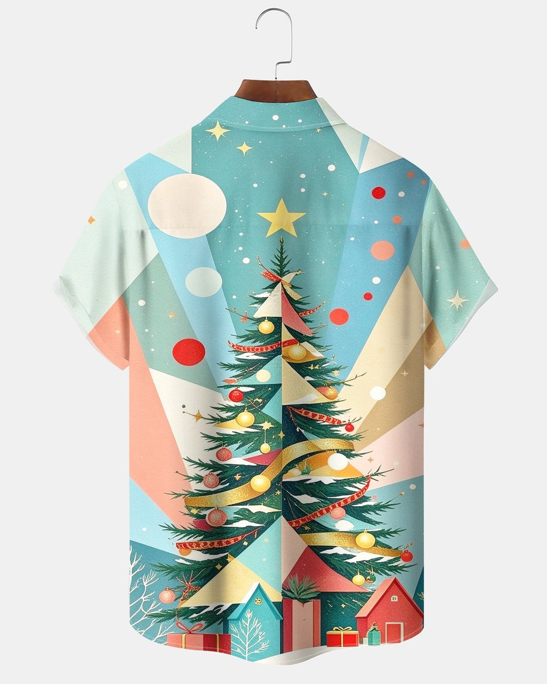 Alohadaddy® Holiday Christmas Tree Gift Snowflake Print Men&