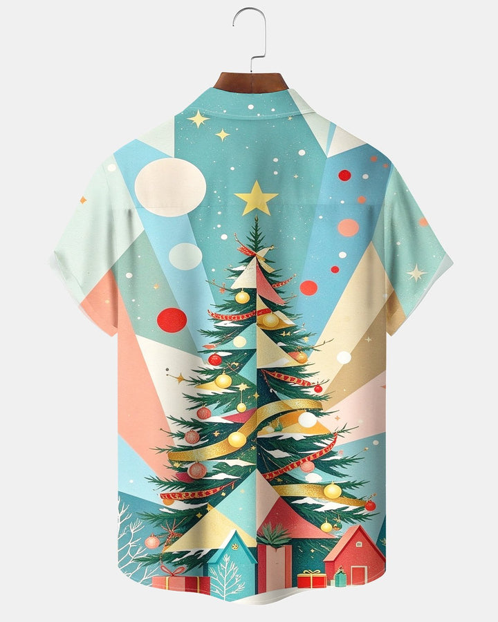 Alohadaddy® Holiday Christmas Tree Gift Snowflake Print Men&