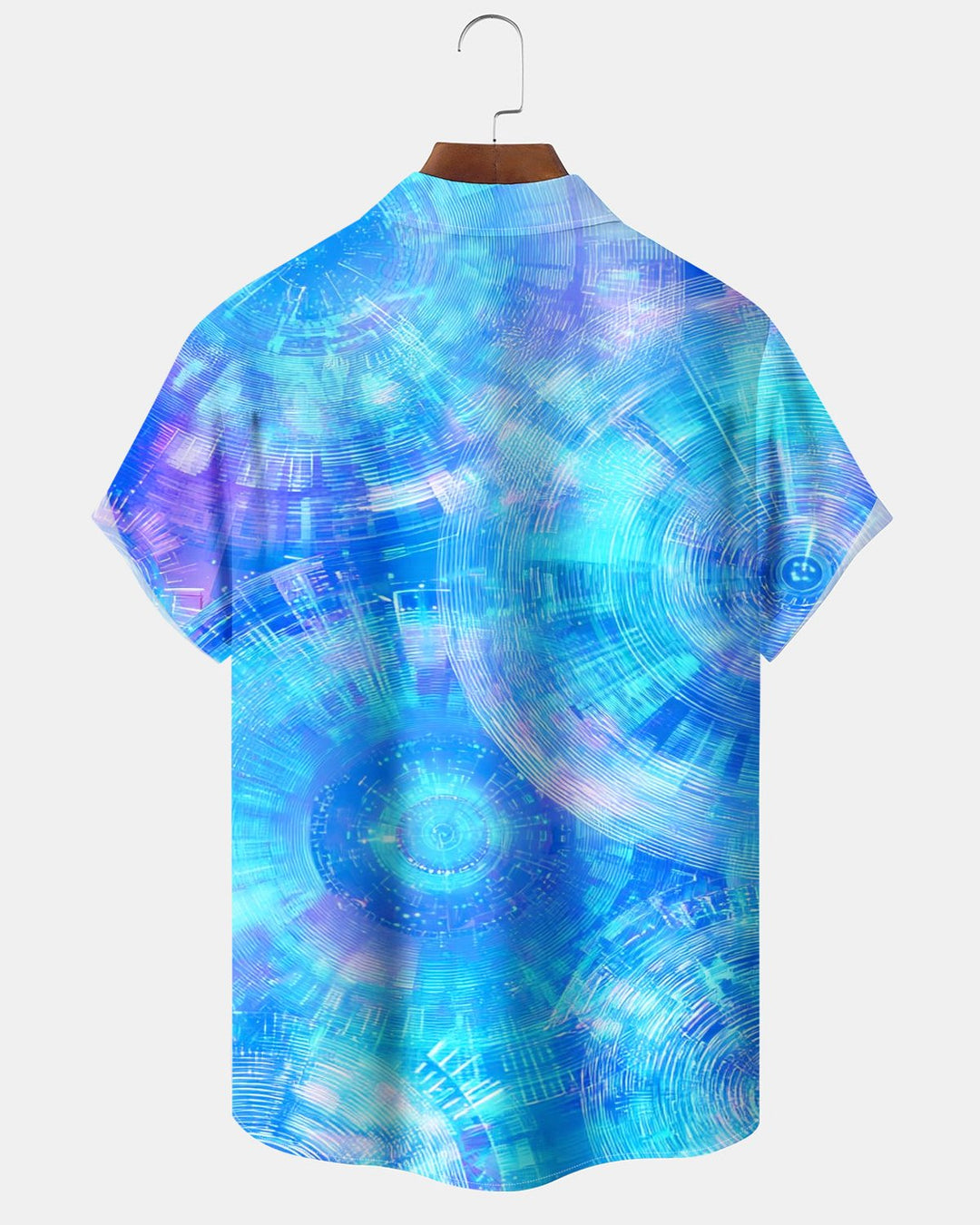 Alohadaddy® Casual Abstract Striped Circle Print Men&