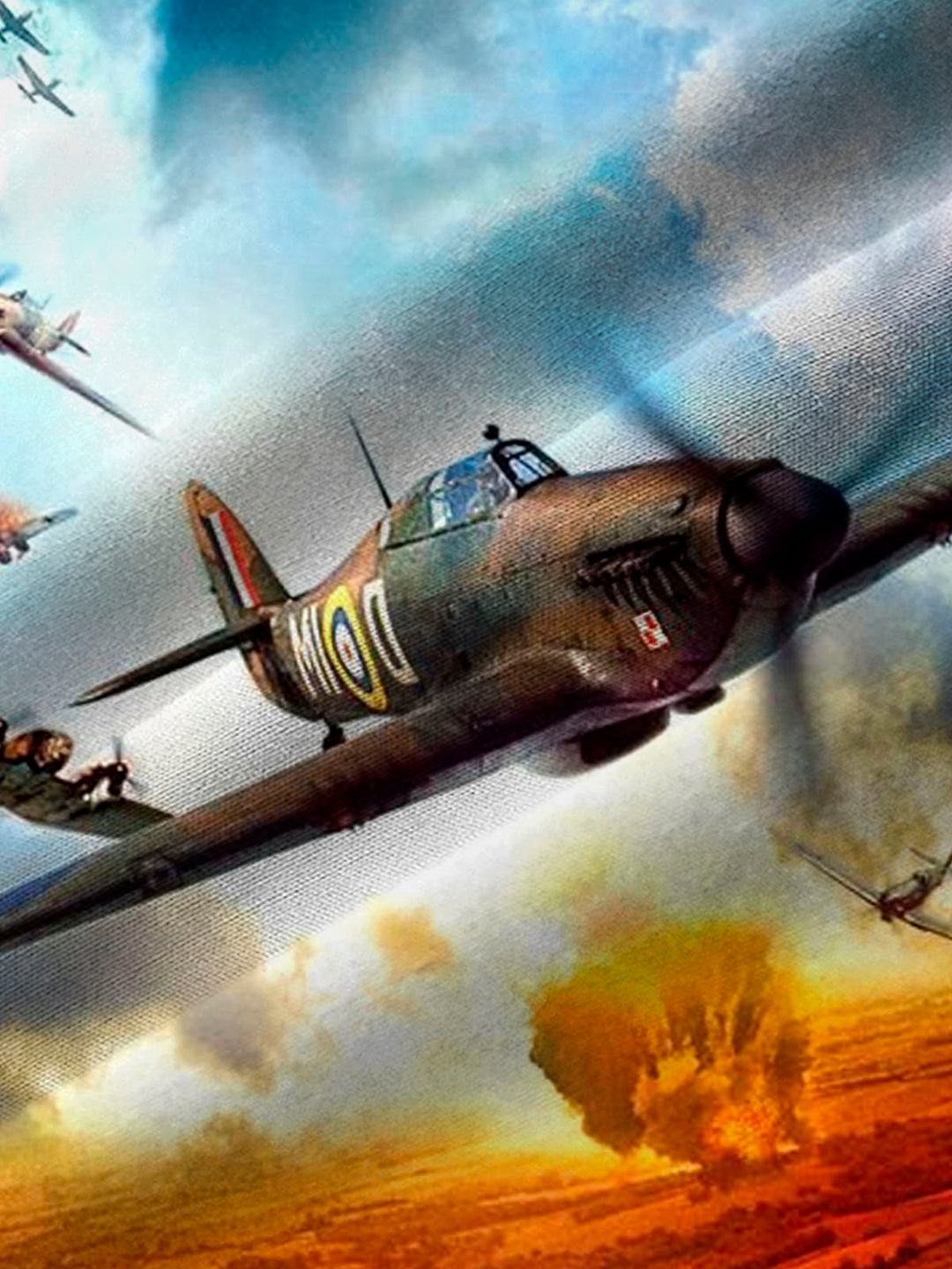 Alohadaddy Vintage Aircraft War Print Men&