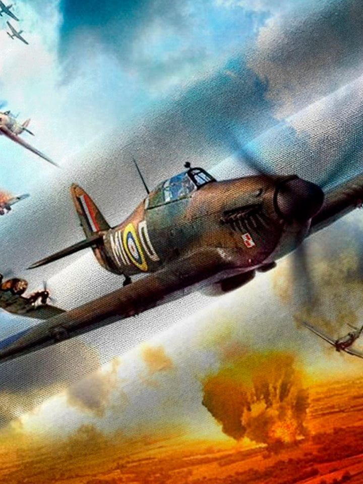 Alohadaddy Vintage Aircraft War Print Men&