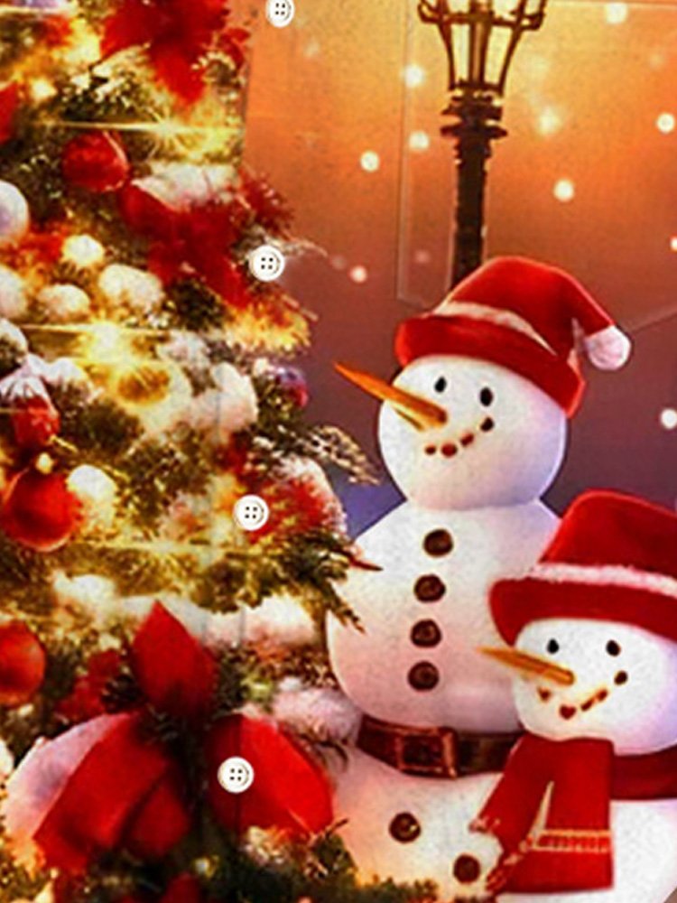 Alohadaddy Christmas Snowman Print Men&