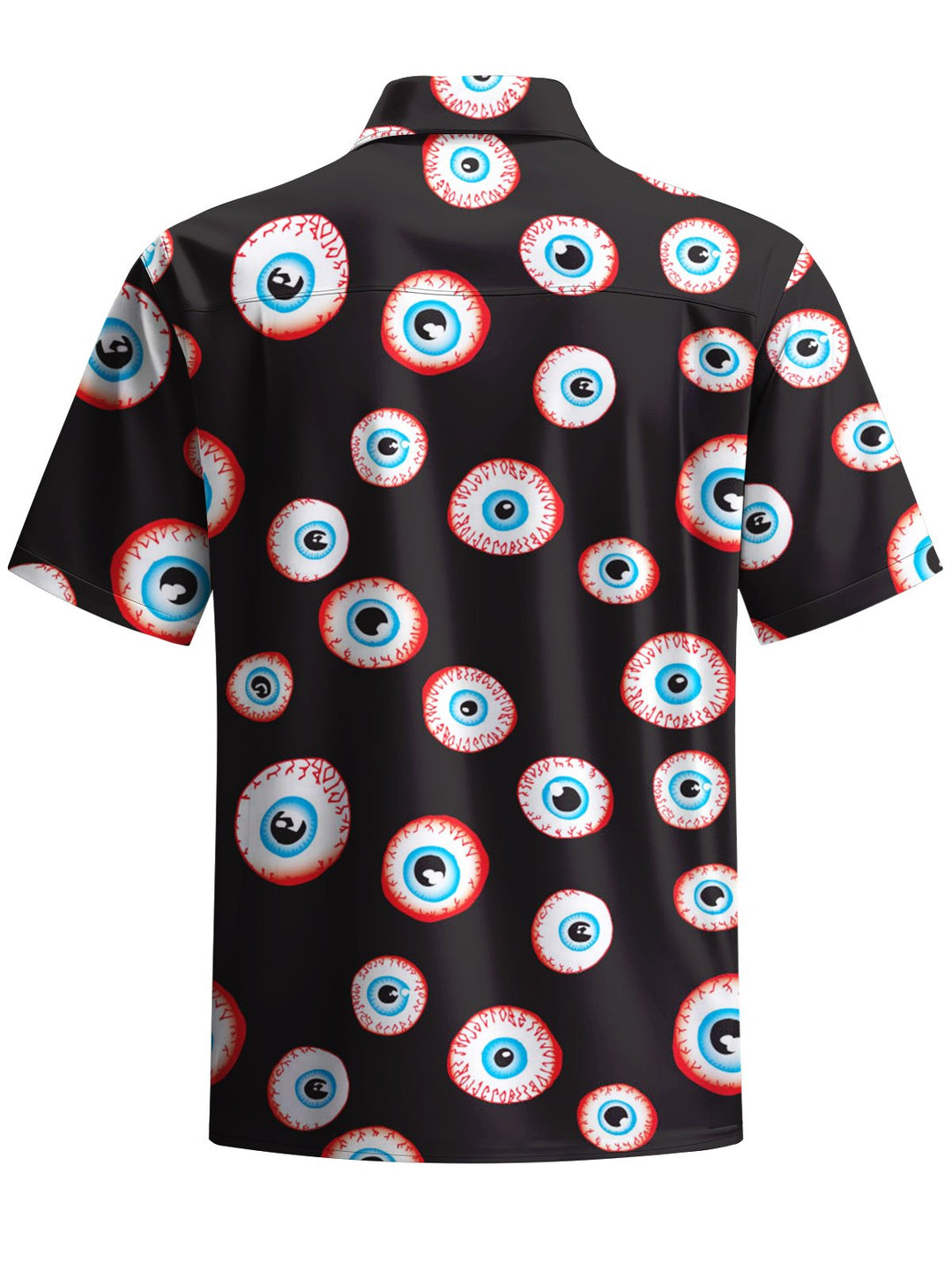 Alohadaddy® Casual Eyeball Art Print Chest Pocket Men&