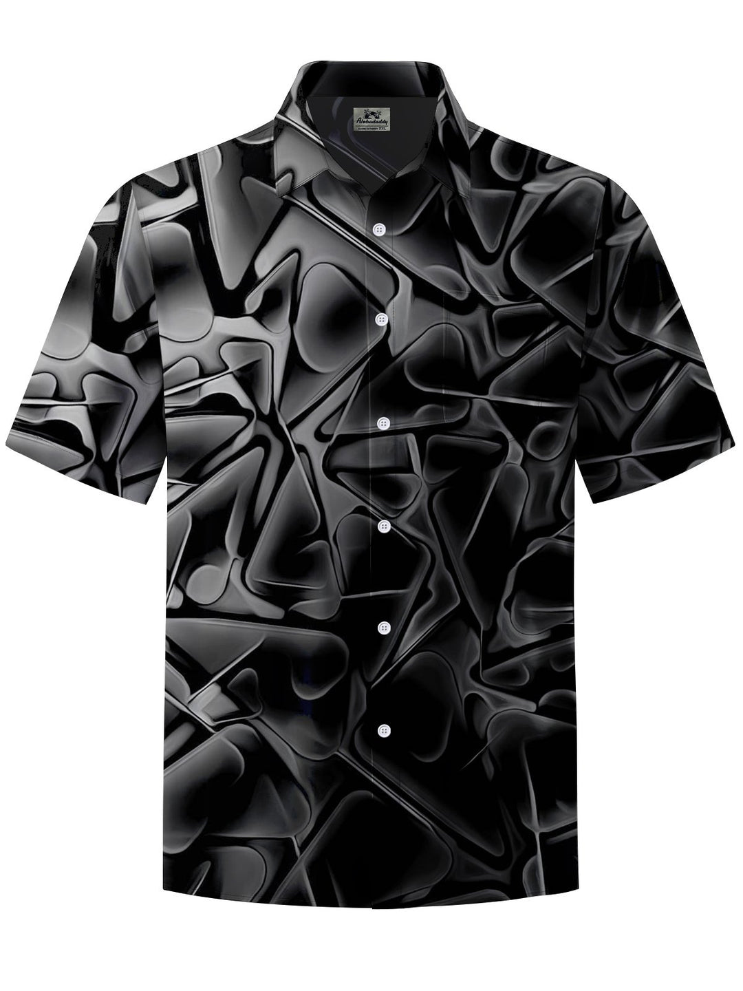 Alohadaddy® Casual Abstract Art Print Men&