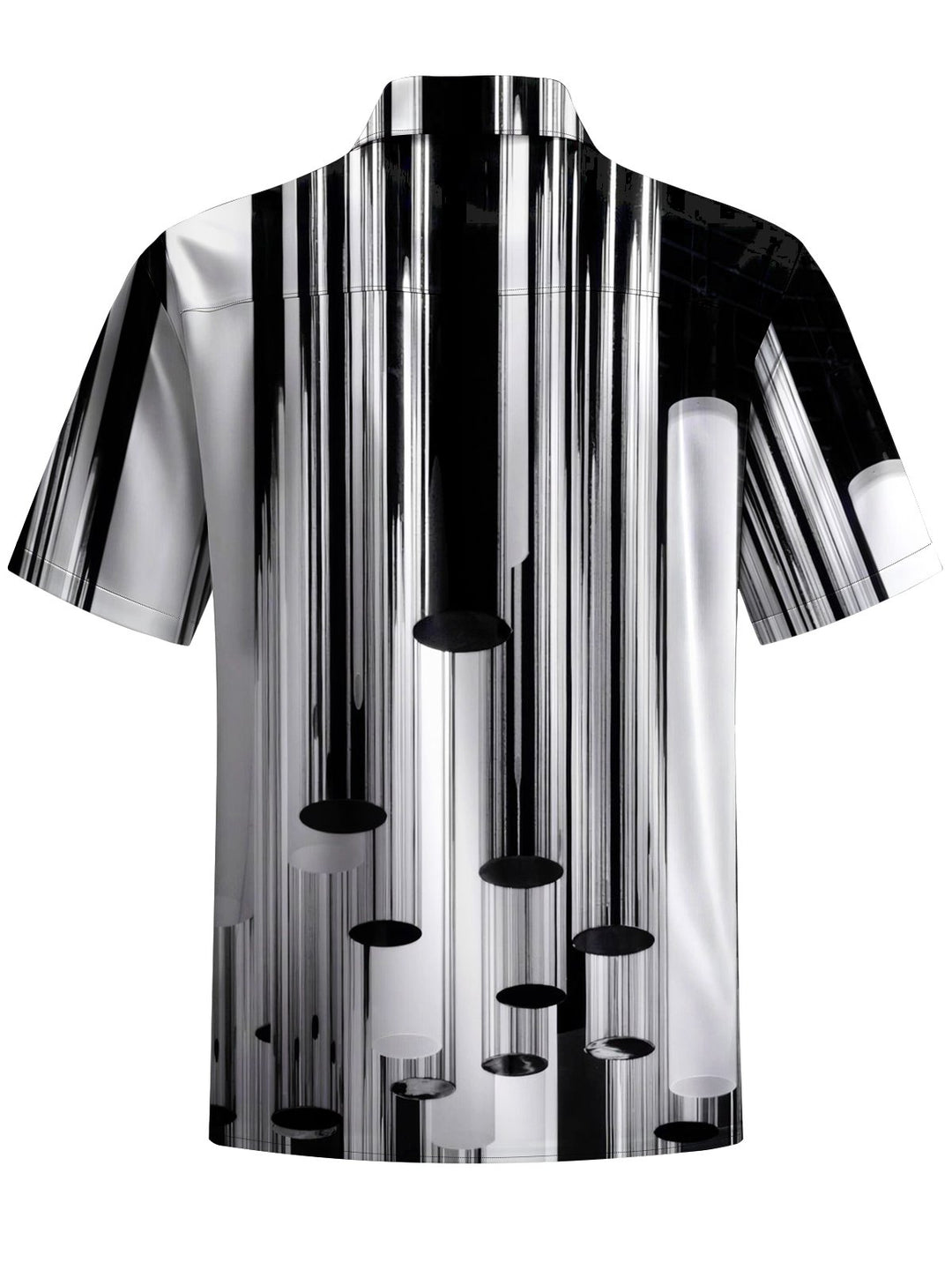Alohadaddy® Casual Geometric Stripe Print Art Pocket Stretch Men&