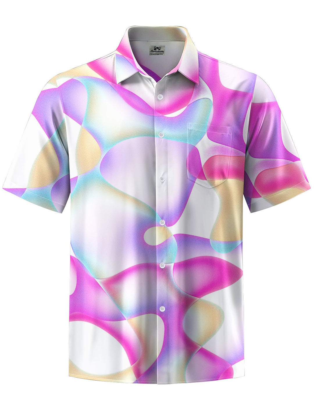 Alohadaddy® Hawaiian Abstract Art Print Stretch Men&