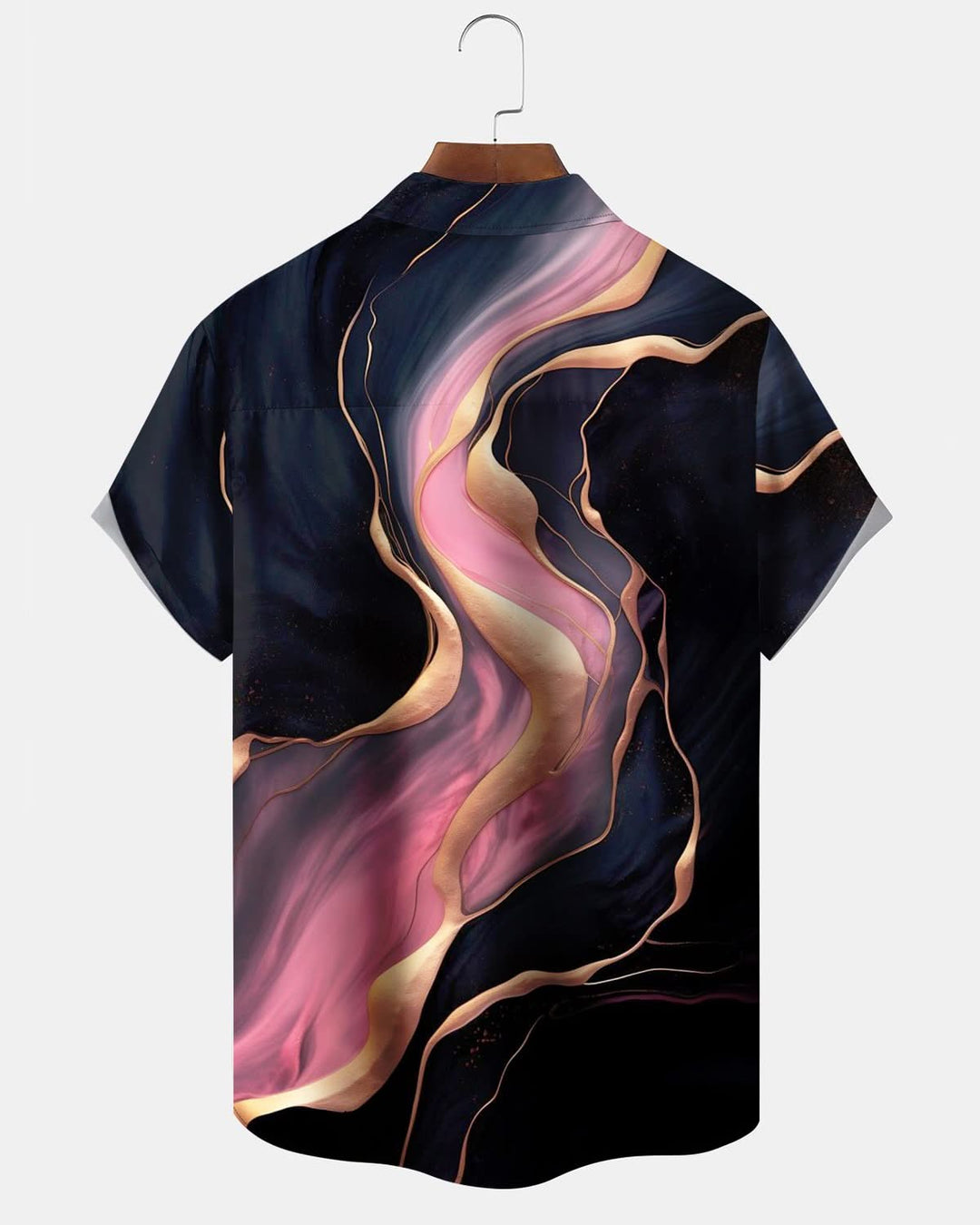 Alohadaddy® Casual Abstract Texture Pocket Elastic Button Men&