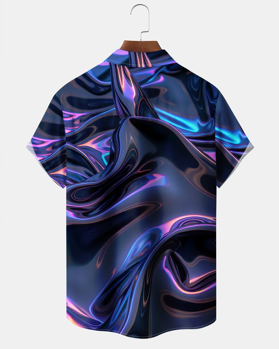 Alohadaddy® Retro Abstract Print Art Button Pocket Cardigan Men&