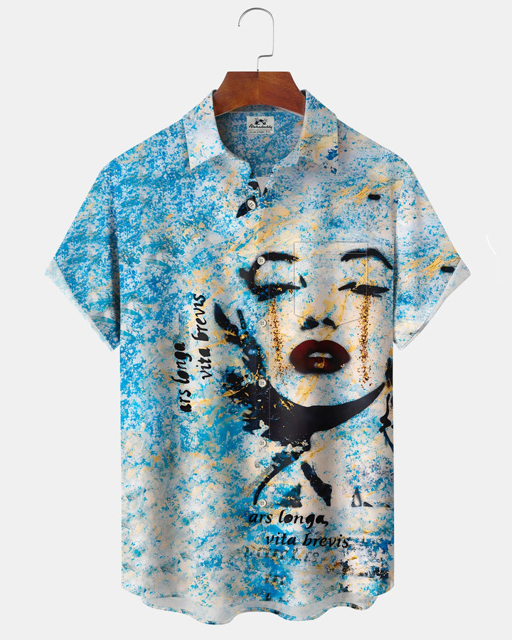 Alohadaddy® Vintage Marilyn Monroe Art Print Men&