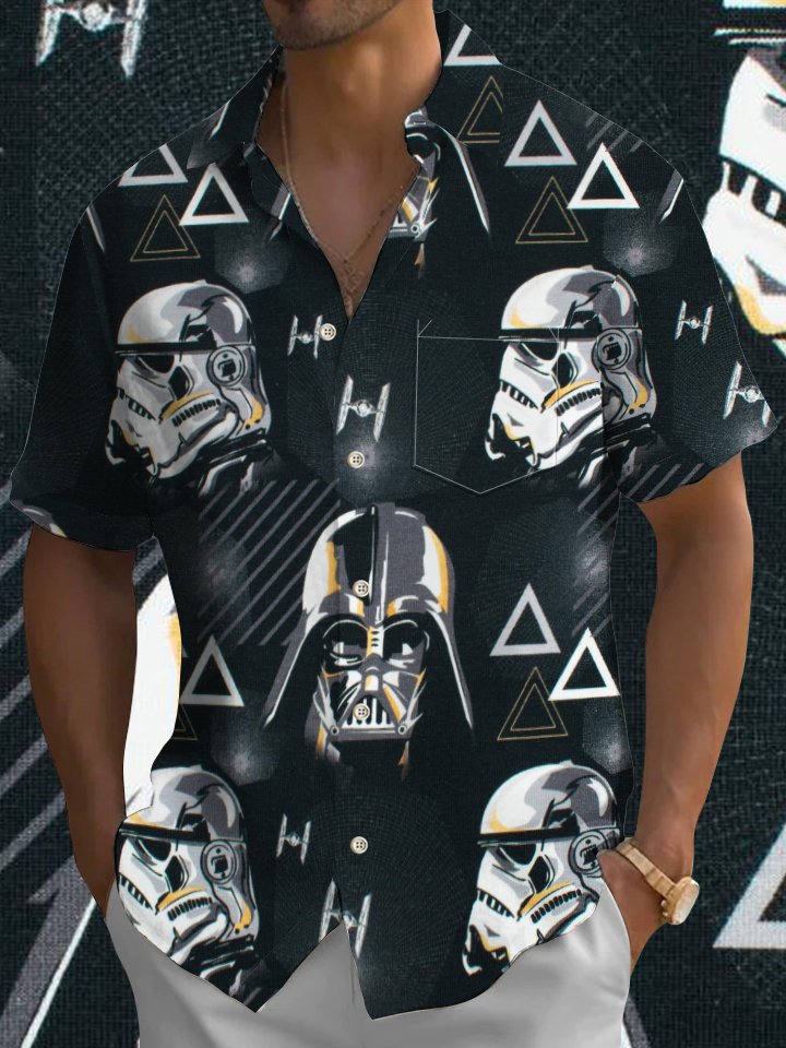 Alohadaddy® Vintage Star Wars Art Print Moisture Wicking Stretch Men&