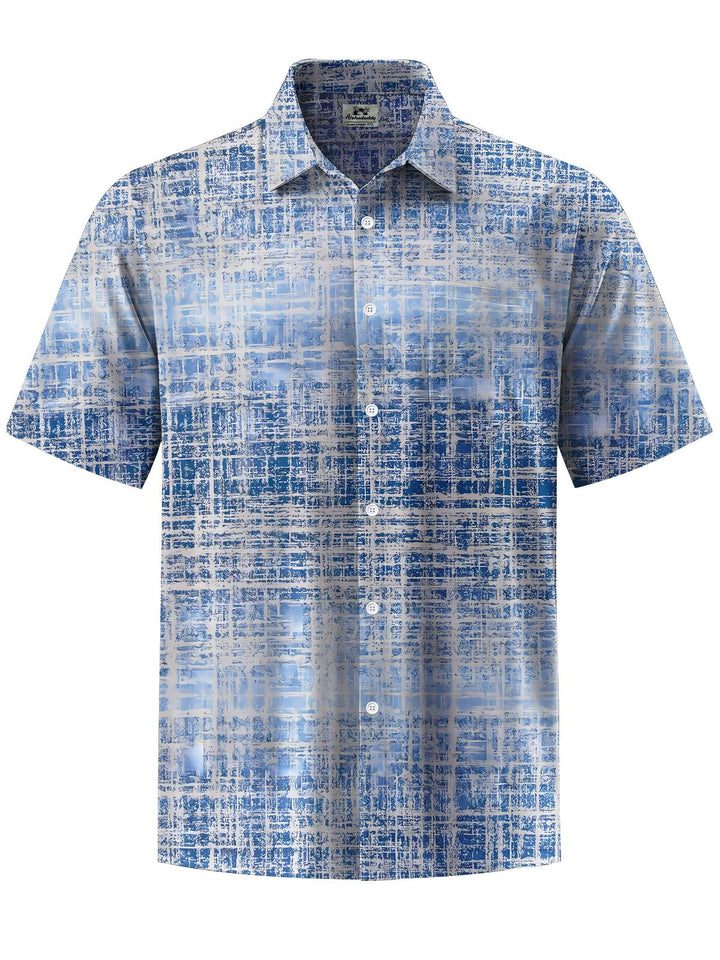 Alohadaddy® Vintage Plaid Print Moisture-wicking Men&