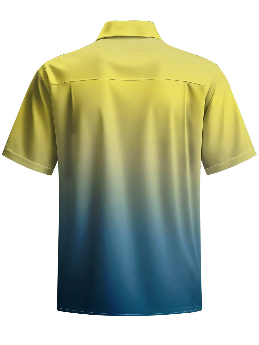 Alohadaddy® Vintage Gradient Art Print Chest Pocket Men&