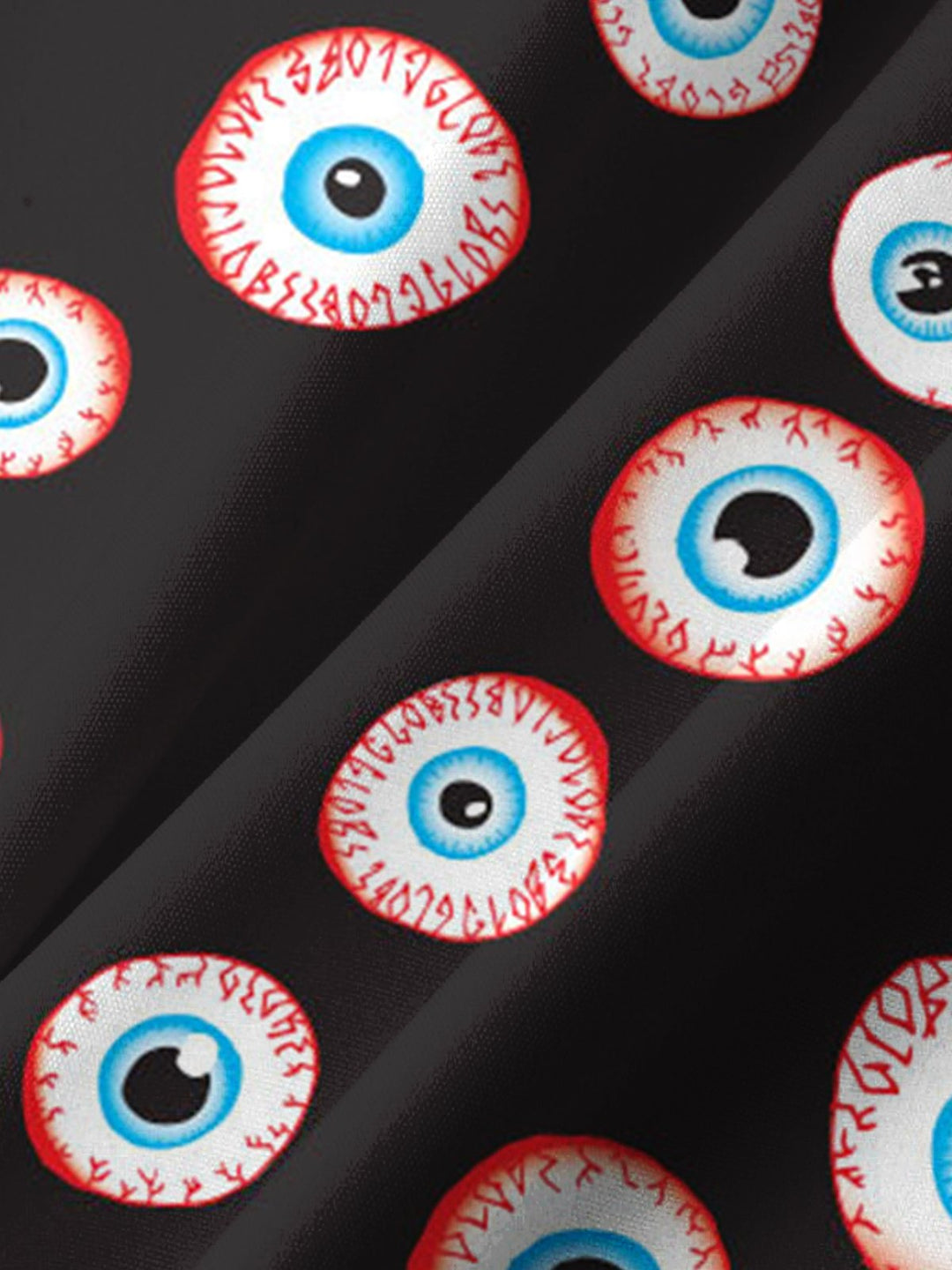 Alohadaddy® Casual Eyeball Art Print Chest Pocket Men&