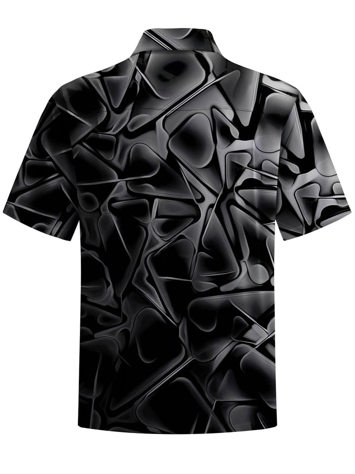 Alohadaddy® Casual Abstract Art Print Men&
