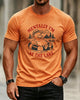 Alohadaddy® Men's Short-Sleeve Crew Neck T-Shirt with Hawaiian Duck Print