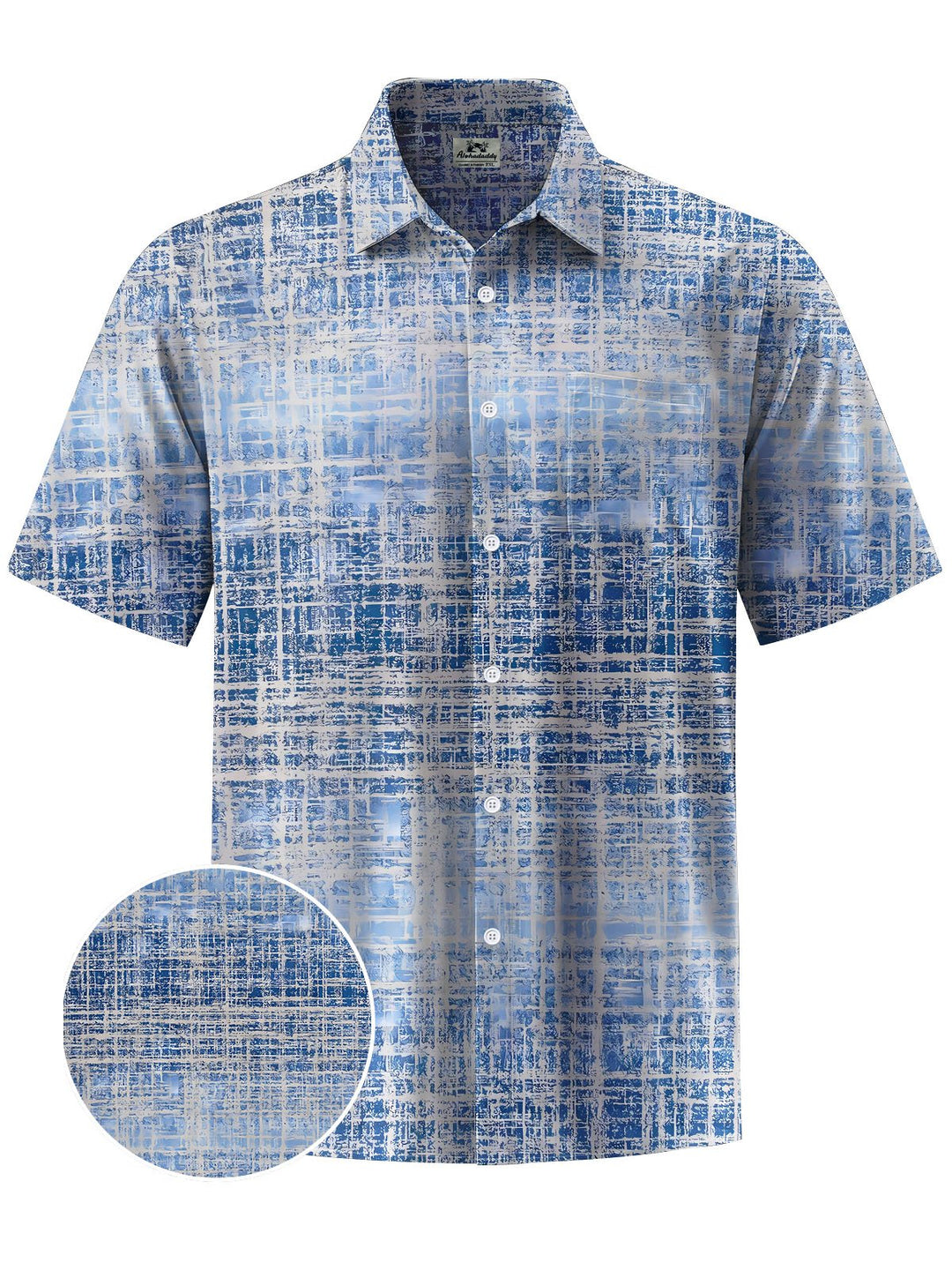 Alohadaddy® Vintage Plaid Print Moisture-wicking Men&