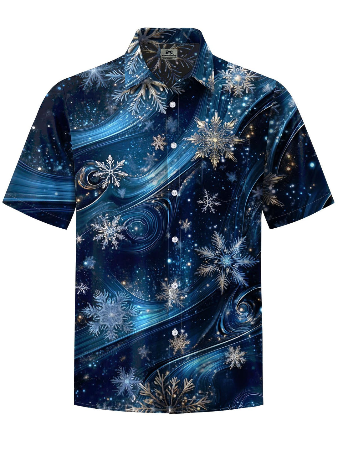Alohadaddy® Christmas Snowflake Fir Print Pocket Stretch Men&