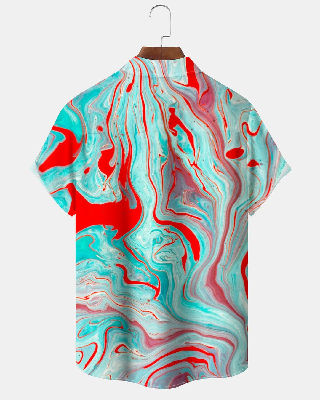 Alohadaddy® Casual Abstract Art Print Men&