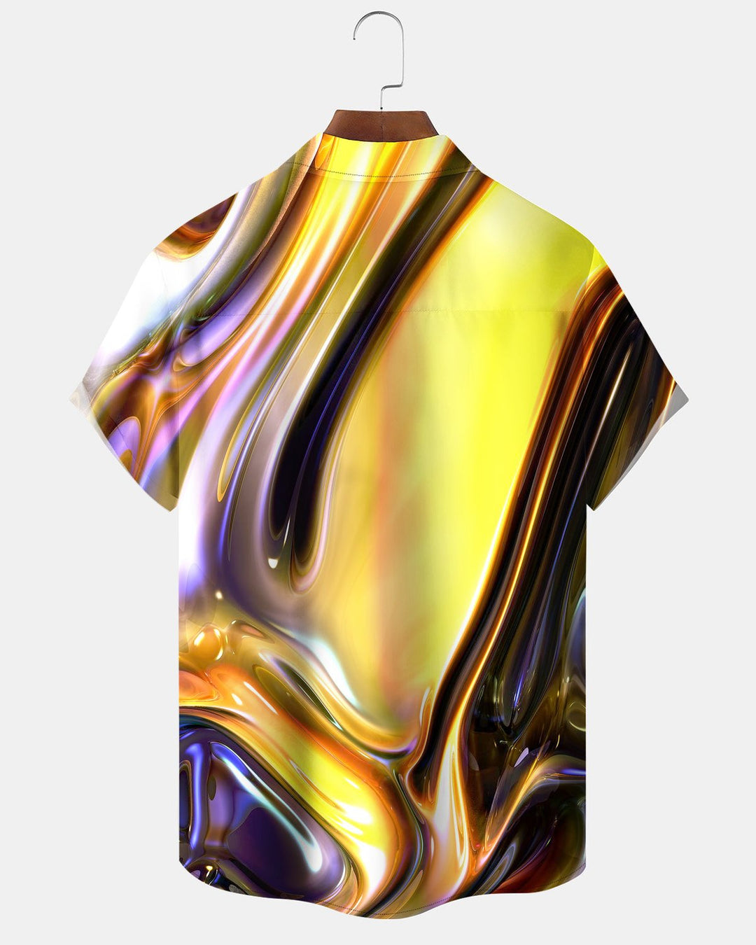 Alohadaddy® Casual Abstract Art Print Men&