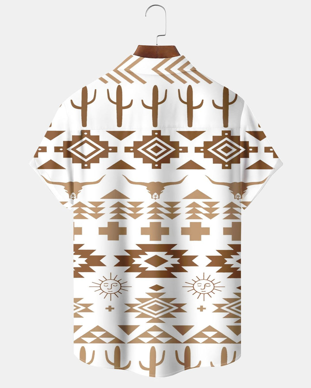 Alohadaddy® Retro Geometric Western Cowboy Men&