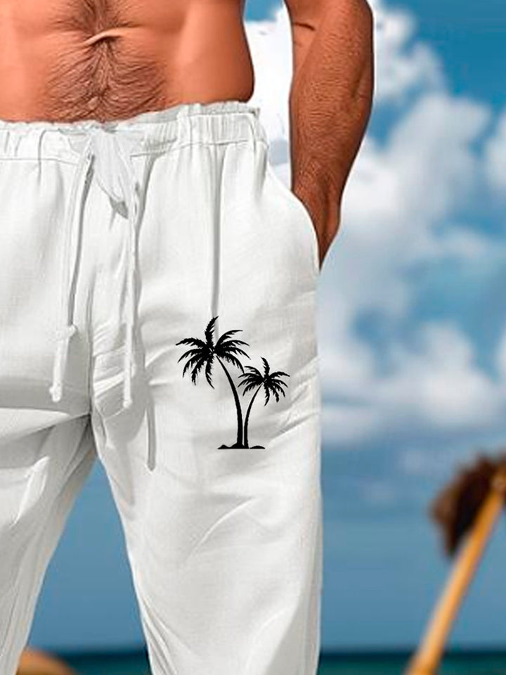 Alohadaddy Hawaii coconut tree 3D digital printed men&