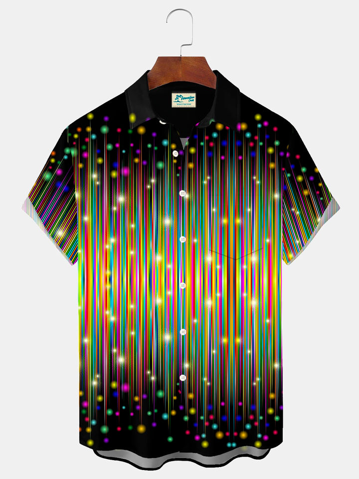 Alohadaddy Retro Gradient Art Abstract 3D Digital Print Men&
