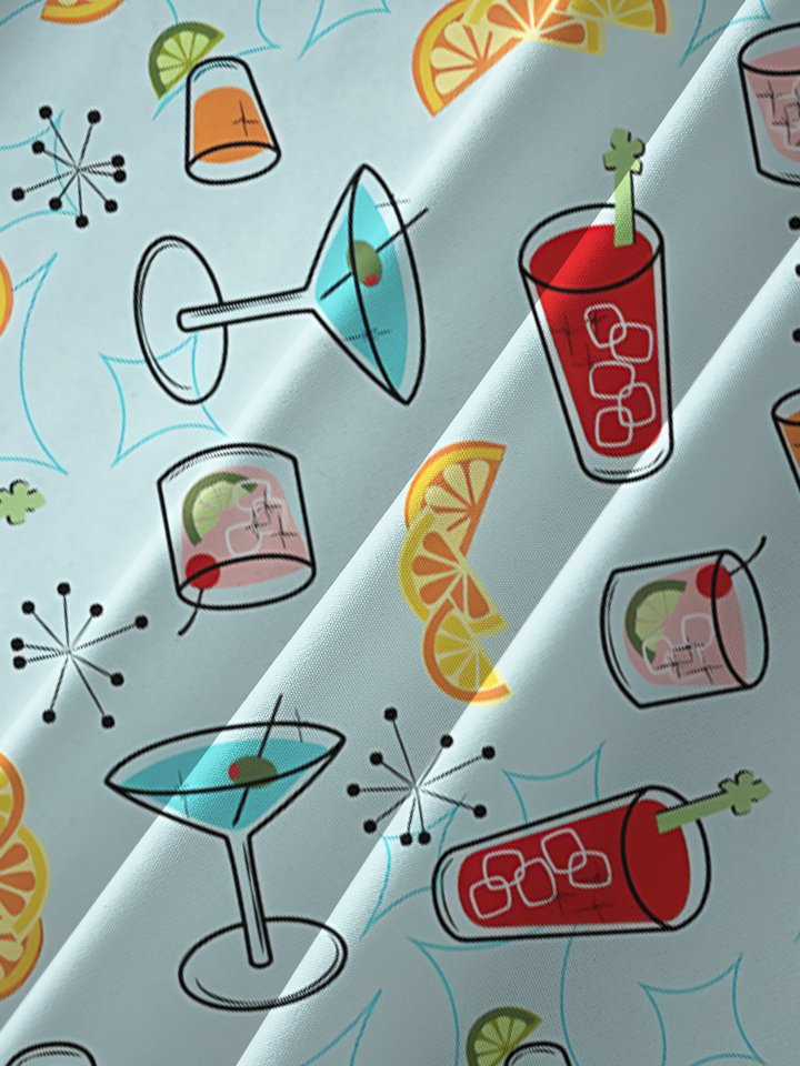 Alohadaddy Hawaiian Aloha Tiki Cocktail Shirt