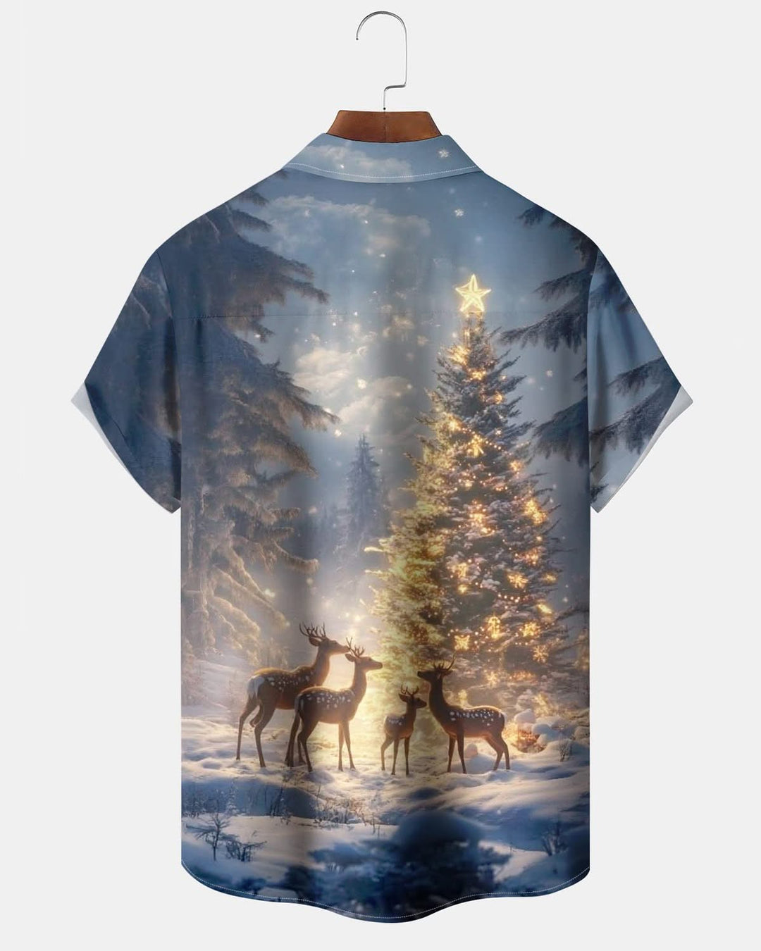 Alohadaddy® Christmas Tree  Elk Print Men&