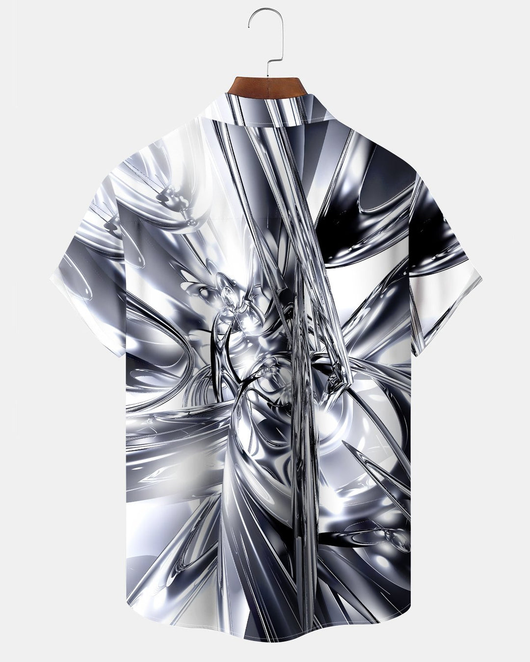 Alohadaddy® Casual Abstract Print Art Button Pocket Cardigan Men&