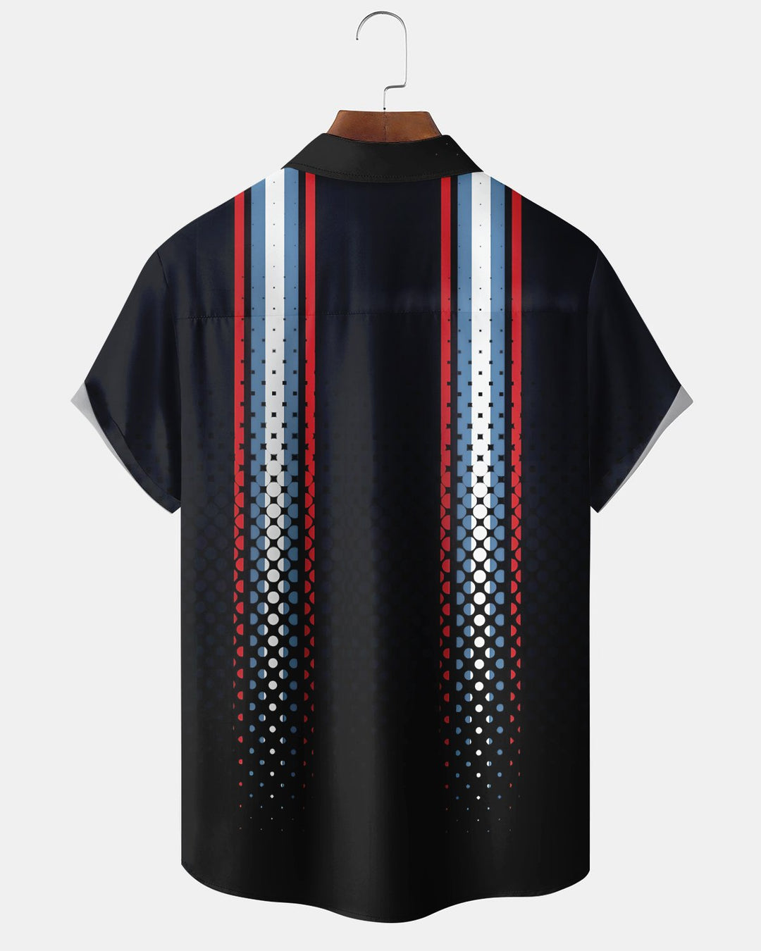 Alohadaddy® Casual Geometric Print Art Button Pocket Cardigan Men&