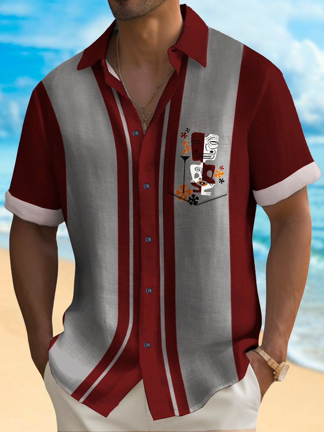 Alohadaddy Retro Bowling Men&