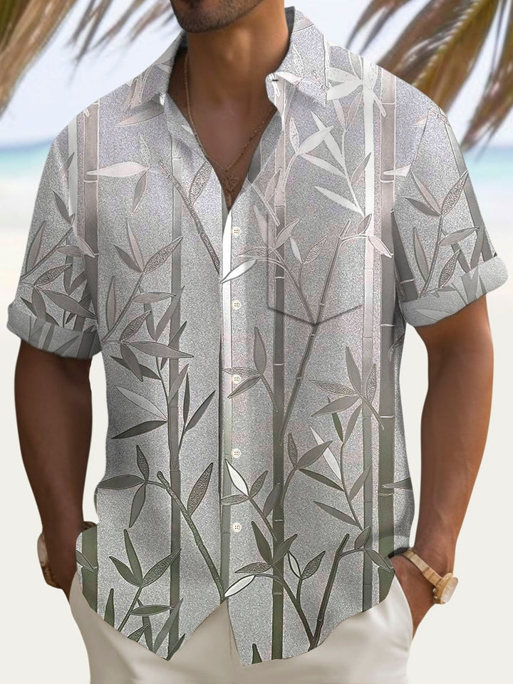 Alohadaddy Vintage Bamboo Texture 3D Print Men&