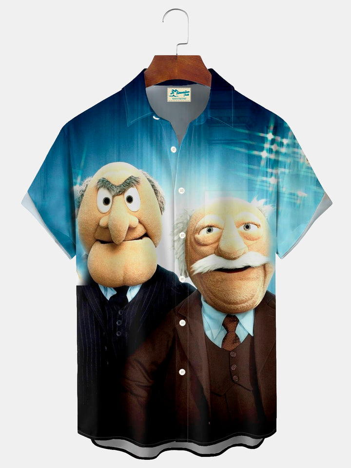 Alohadaddy® Retro Cartoon Print Men&