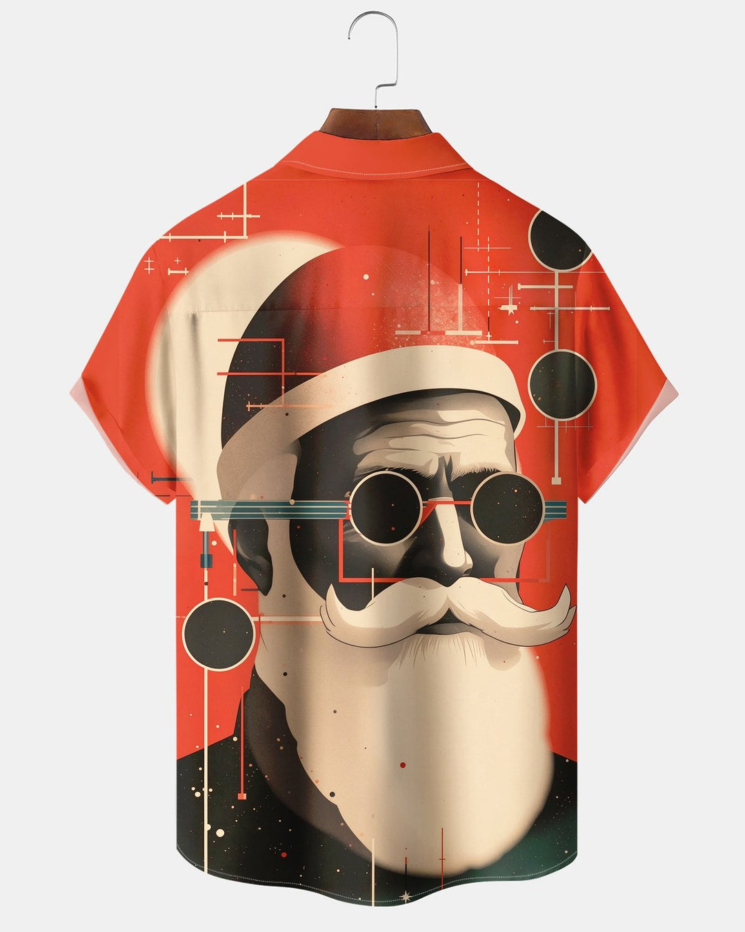 Alohadaddy® Holiday Christmas Santa Claus Print Men&