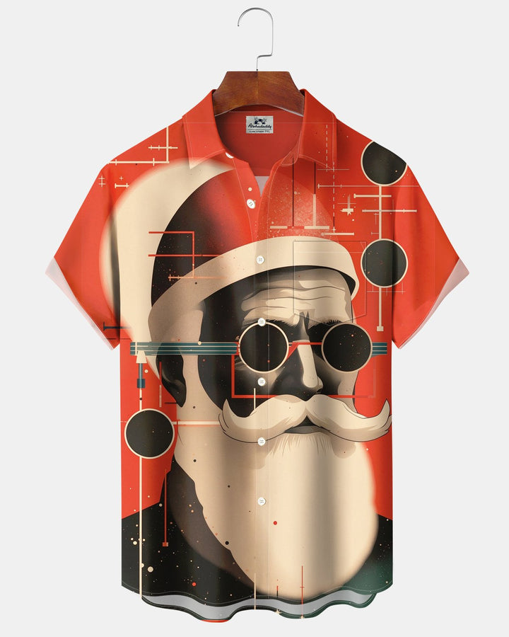 Alohadaddy® Holiday Christmas Santa Claus Print Men&