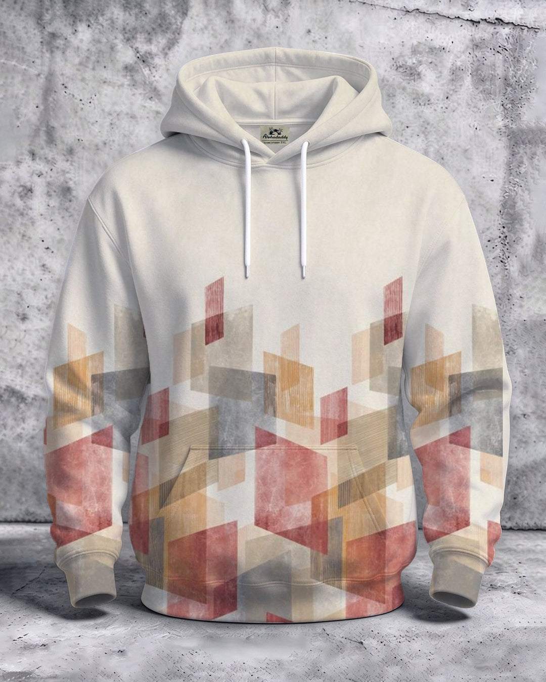 Alohadaddy® Casual Gradient Geometric Stripe Print Men&