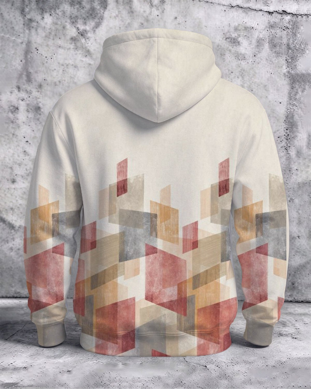 Alohadaddy® Casual Gradient Geometric Stripe Print Men&