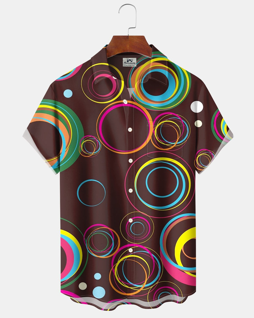 Alohadaddy® Casual Geometric Circle Print Men&