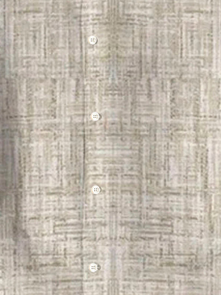 Camisa de manga corta con bolsillos y botones para hombre, con estampado 3D de textura básica retro de Alohadaddy, tallas grandes y altas