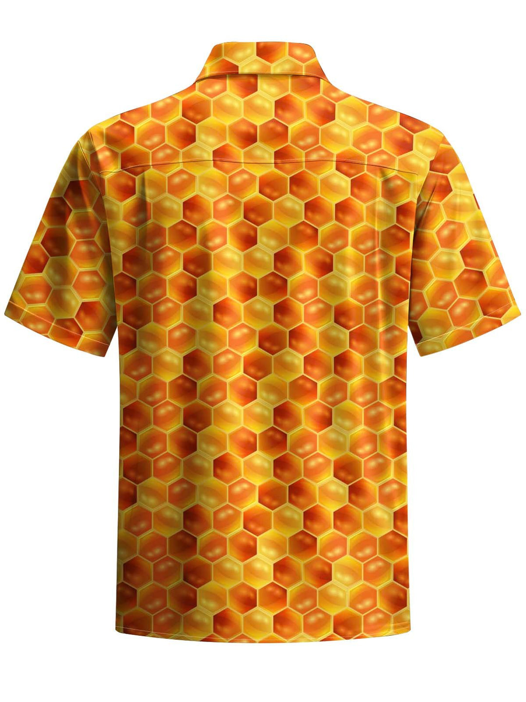 Alohadaddy® Casual Geometric Honeycomb Print Art Pocket Stretch Men&