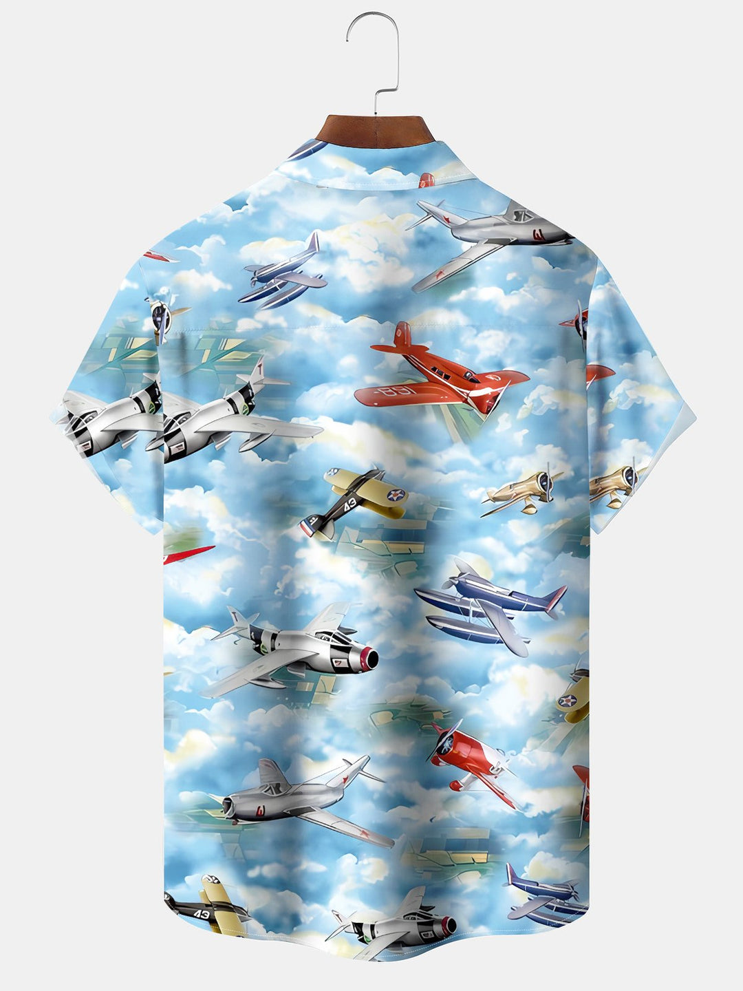 Alohadaddy® Casual Fighter Art Pocket Button Stretch Men&