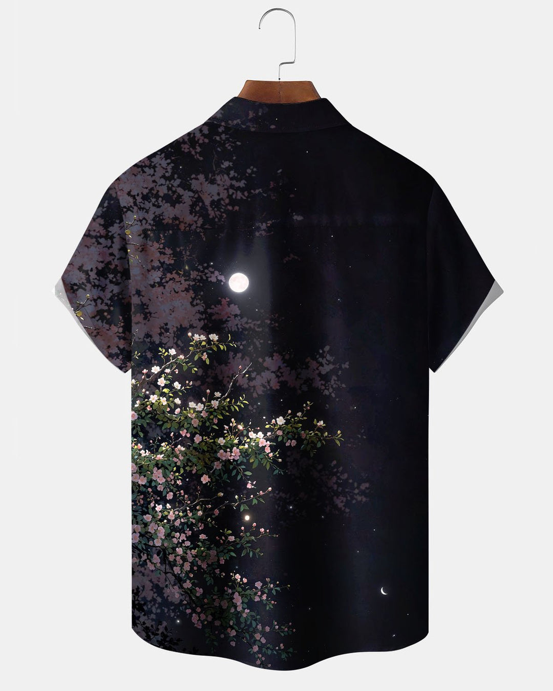 Alohadaddy® Casual Floral Night Sky Print Art Stretch Men&