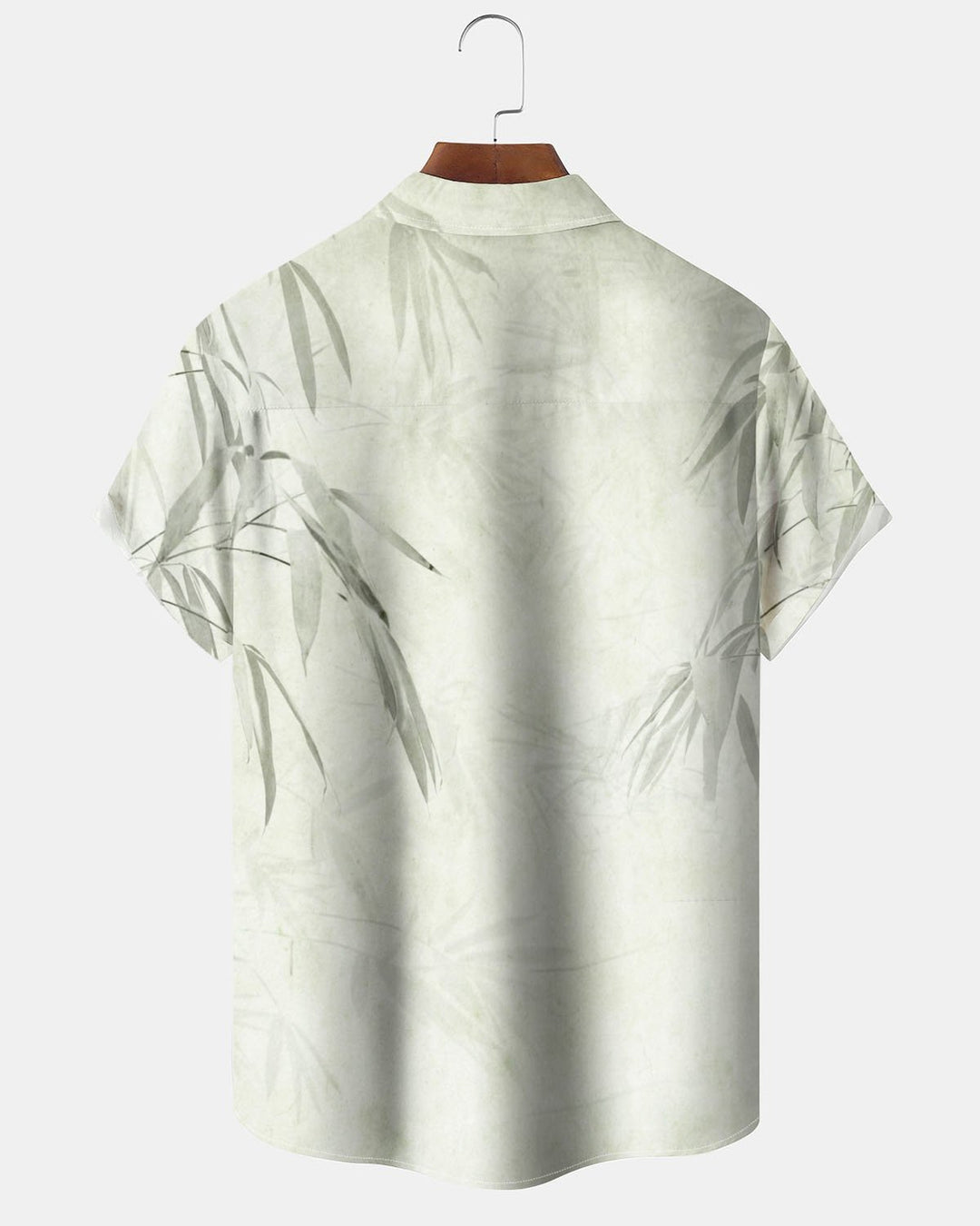 Alohadaddy® Casual Painting Bamboo Print Art Button-Down Pocket Men&