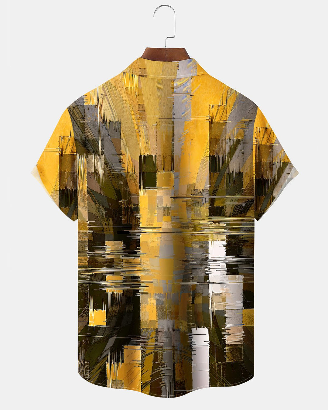Alohadaddy® Vintage Abstract Print Art Button Pocket Cardigan Men&