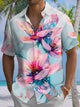 Alohadaddy® Vintage Painting Print Art Pockets Wicking Hawaiian Shirts Big & Tall